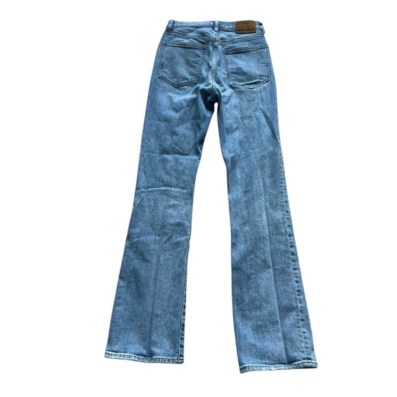 Aritzia Denim Forum The Bailey High Rise Boot 32L Size 25 - Picture 8 of 16